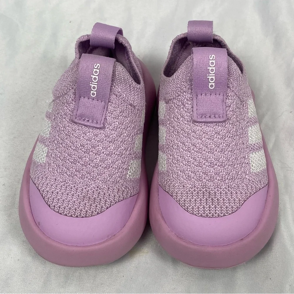 Adidas Baby Girl Kids Pink Slip-On Sneakers Size 5K - Picture 2 of 16